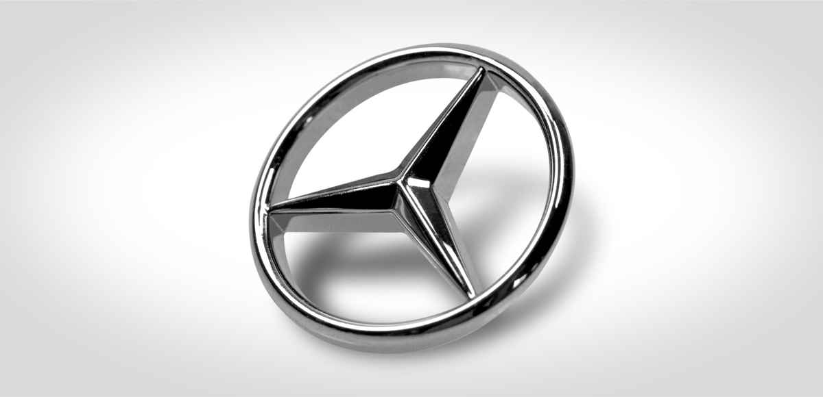 Druckguss Mercedes Stern Autoschlüssel